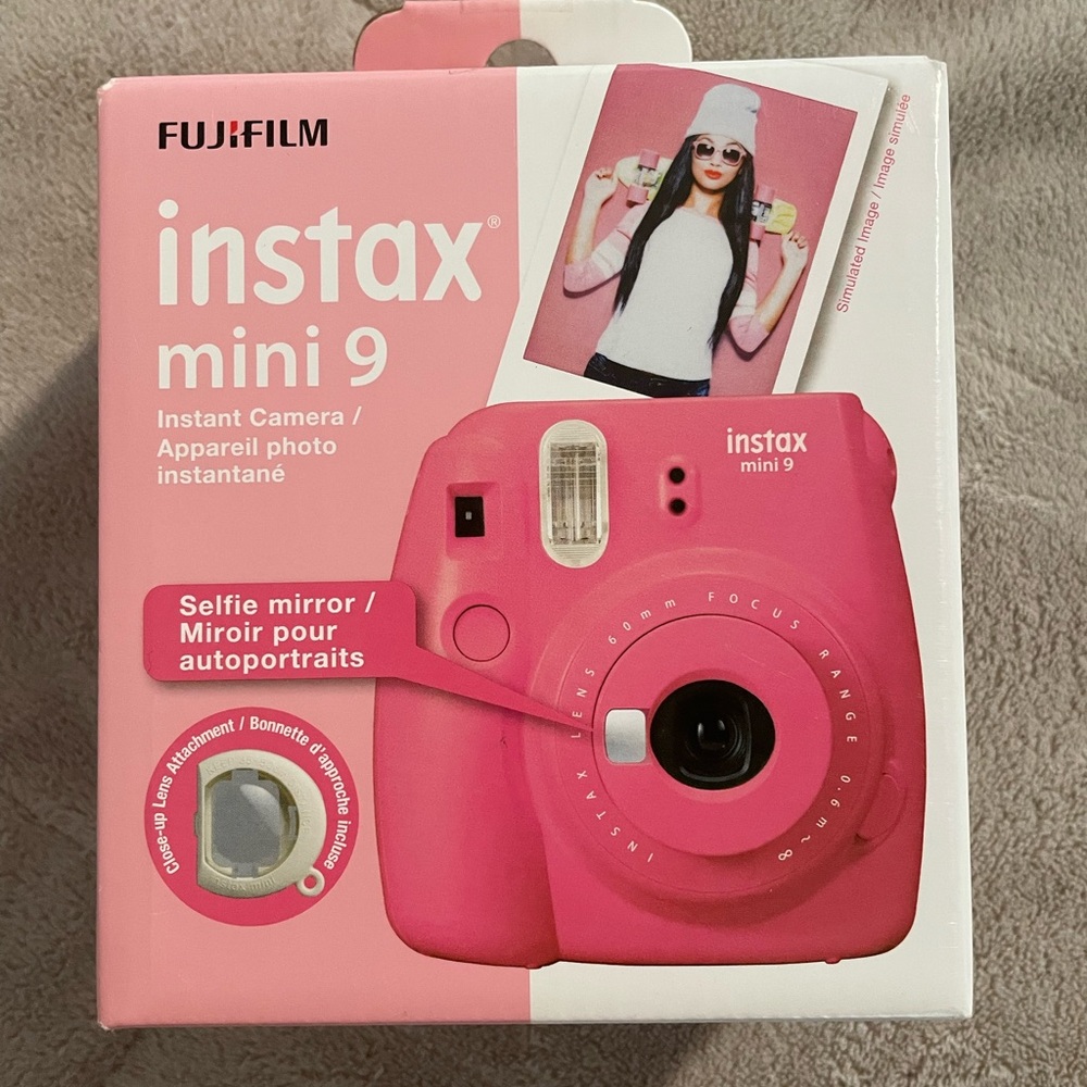 Fujifilm Pink Simulated Camera with Retro Design